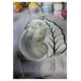 Easter Decor Collection with Porcelain Figurines and Plates