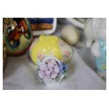 Easter Decor Collection with Porcelain Figurines and Plates