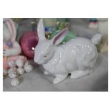 Easter Decor Collection with Porcelain Figurines and Plates