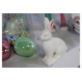 Easter Decor Collection with Porcelain Figurines and Plates