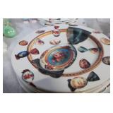 Easter Decor Collection with Porcelain Figurines and Plates