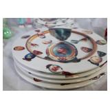 Easter Decor Collection with Porcelain Figurines and Plates