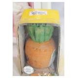 Assorted Easter Decorations Including Snowbunnies, Painted Eggs, and Plush Figures