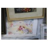 Collection of 14 Vintage Framed and Unframed Art Prints