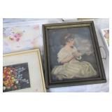 Collection of 14 Vintage Framed and Unframed Art Prints