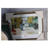 Collection of 14 Vintage Framed and Unframed Art Prints