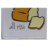 Vintage Metal Bread Box with 