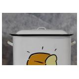 Vintage Metal Bread Box with 