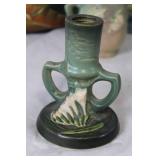 Collection of 10 Roseville Pottery Items with Floral Designs