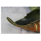 Collection of 10 Roseville Pottery Items with Floral Designs