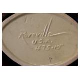 Collection of 10 Roseville Pottery Items with Floral Designs