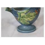 Collection of 10 Roseville Pottery Items with Floral Designs