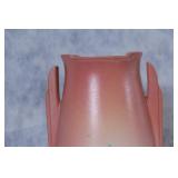 Pair of Vintage Roseville Pottery Vases with Floral Designs