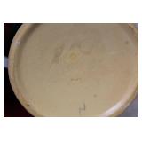 Pair of Vintage Roseville Pottery Vases with Floral Designs