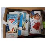 Collection of Vintage Road Maps and Airline Brochures