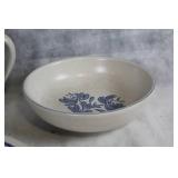 Set of Vintage Pfaltzgraff Yorktowne Blue Floral Dinnerware