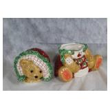Cherished Teddies 1995 Priscilla Hillman Ceramic Cookie Jar