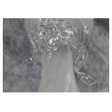 Crystal Angel Figurine with Frosted Finish