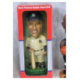 Collection of 6 Assorted Bobbleheads including Derek Jeter and Timberwolves Players