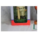 Collection of 6 Assorted Bobbleheads including Derek Jeter and Timberwolves Players