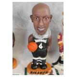 Collection of 6 Assorted Bobbleheads including Derek Jeter and Timberwolves Players