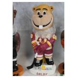 Collection of 6 Assorted Bobbleheads including Derek Jeter and Timberwolves Players