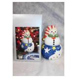 Noritake Mr. Snowman Cookie Jar with Box