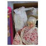Collection of Vintage Barbie Dolls with Accessories and Jigsaw Puzzle
