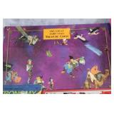 Collection of Vintage Barbie Dolls with Accessories and Jigsaw Puzzle