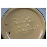 Set of 9 Roseville Pottery Pieces with Floral Design