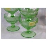 Vintage Glassware and Porcelain Collection with Pitcher