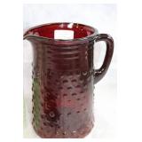 Vintage Glassware and Porcelain Collection with Pitcher