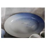 Royal Copenhagen Blue Fluted Seagull Dinnerware Set