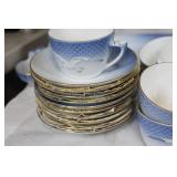 Royal Copenhagen Blue Fluted Seagull Dinnerware Set