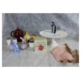 Assorted Vintage Ceramic and Glass Decor Collection