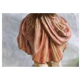 Pair of Porcelain Figurine Table Lamps with Boy and Girl Design