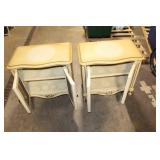 Set of 2 Vintage French Provincial Side Cabinets
