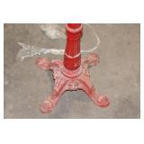 Antique Cast Iron Street Post Coin Operated Gum Ball Machine