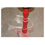 Antique Cast Iron Street Post Coin Operated Gum Ball Machine