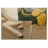 Vintage Carousel Horse Decorative Stand