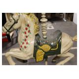 Vintage Carousel Horse Decorative Stand
