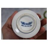 Vintage Kitchenware Collection with Plates, Pitchers, and Lidded Containers