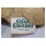 Set of Bunny-Themed Ceramic and Plush Collectibles