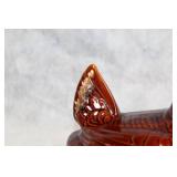 HP Co USA Vintage Ceramic Hen Covered Dish