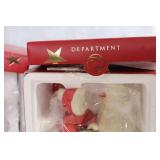 Holiday Figurine Collection with Penguin, Snowman, and Duck