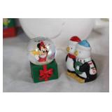 Holiday Figurine Collection with Penguin, Snowman, and Duck