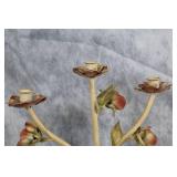 Norway Candydesigns Figurines and Floral Candelabra Set