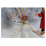 Norway Candydesigns Figurines and Floral Candelabra Set