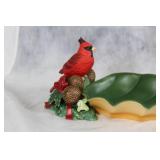 Lenox Winter Greetings Cardinal Collection and Fitz and Floyd Omnibus Mouse Dish Set