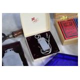 Vintage Collectibles Including Marlboro Bag, Playing Cards, and Assorted Items